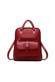 Women PU Duffel Backpack