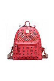 Women PU Duffel Backpack