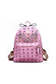 Women PU Duffel Backpack