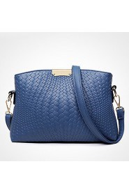 Women PU Barrel Shoulder Bag / Tote / Satchel / Clutch White / Blue / Gold / Black