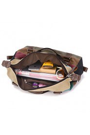 Women Canvas Duffel Shoulder Bag / Tote / Satchel / Sports & Leisure Bag / Travel Bag Multi color