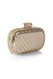 Metal And Leatherette Wedding/Special Occasion Clutches/Evening Handbags(More Colors)