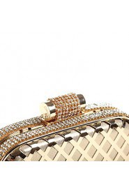 Metal And Leatherette Wedding/Special Occasion Clutches/Evening Handbags(More Colors)