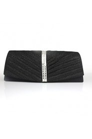 Handbag Satin/Silk Evening Handbags/Clutches/Cross Body Bags/Mini Bags/Wallets & Accessories With Crystal/ Rhinestone