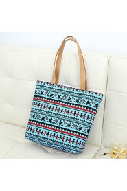 Women's Vintage Pattern Zipper Casual Tote (More Colors)