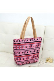 Women's Vintage Pattern Zipper Casual Tote (More Colors)