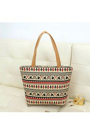 Women's Vintage Pattern Zipper Casual Tote (More Colors)