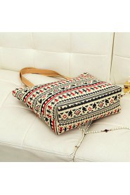 Women's Vintage Pattern Zipper Casual Tote (More Colors)