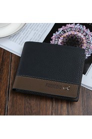 Hot New Designer Brand Business Black Leather Men Wallets Short Purse Card Holder Fashion Carteira