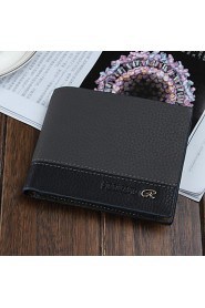 Hot New Designer Brand Business Black Leather Men Wallets Short Purse Card Holder Fashion Carteira