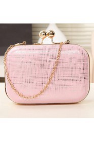 Women's Candy Color Chain Clutch
