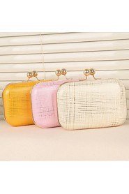 Women's Candy Color Chain Clutch