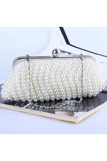 Women Pearl dinner bag set auger hand bag