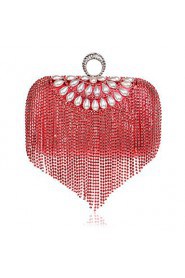 Women Tassel Diamonds Evening Bag