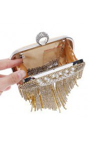 Women Tassel Diamonds Evening Bag