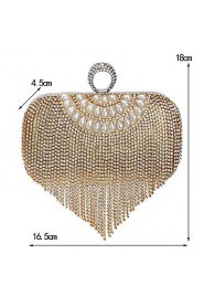 Women Tassel Diamonds Evening Bag