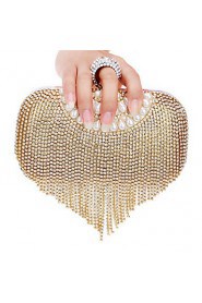 Women Tassel Diamonds Evening Bag