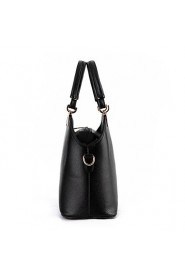 Women's Fashion Casual PU Leather Shell Messenger Shoulder Bag/Tote