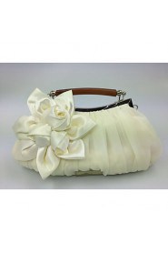 Women Silk Minaudiere Evening Bag White / Pink / Red / Black