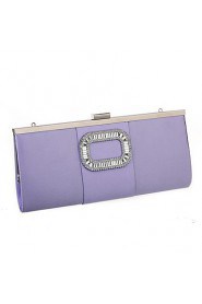 Women Satin Minaudiere Shoulder Bag / Clutch / Evening Bag Pink / Purple / Blue / Black / Burgundy / Fuchsia