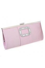 Women Satin Minaudiere Shoulder Bag / Clutch / Evening Bag Pink / Purple / Blue / Black / Burgundy / Fuchsia