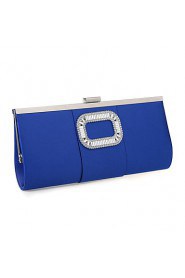 Women Satin Minaudiere Shoulder Bag / Clutch / Evening Bag Pink / Purple / Blue / Black / Burgundy / Fuchsia