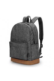 Korean Style Gray Casual Rucksacks Men Canvas School Student Backpack Large Travel Backpack T101