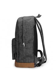 Korean Style Gray Casual Rucksacks Men Canvas School Student Backpack Large Travel Backpack T101