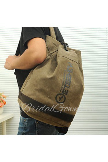 Men Women Canvas Backpack School Laptop Bag