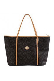 Women Casual PVC Tote Black