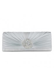 Fashion Imitation Silk With Rhinestones Evening Handbags/ Clutches(More Colors)