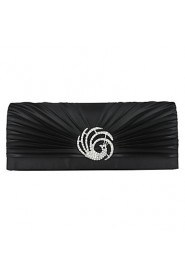 Fashion Imitation Silk With Rhinestones Evening Handbags/ Clutches(More Colors)