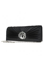 Fashion Imitation Silk With Rhinestones Evening Handbags/ Clutches(More Colors)