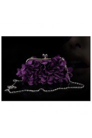 Flower Design Satin And Silk Clutchs/Evening Handbags(More Colors)