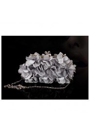 Flower Design Satin And Silk Clutchs/Evening Handbags(More Colors)