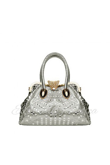 Women Formal / Sports / Casual / Outdoor / Office & Career / Shopping PU Shoulder Bag Gold / Silver