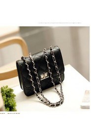 Fashion Check Pattern Chain Shoulder Bag