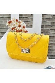 Fashion Check Pattern Chain Shoulder Bag