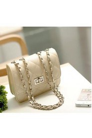 Fashion Check Pattern Chain Shoulder Bag