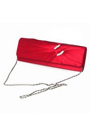 Silk With Crystal/ Rhinestone Evening Clutches More Colors Available