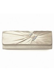 Silk With Crystal/ Rhinestone Evening Clutches More Colors Available