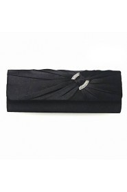 Silk With Crystal/ Rhinestone Evening Clutches More Colors Available