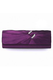 Silk With Crystal/ Rhinestone Evening Clutches More Colors Available