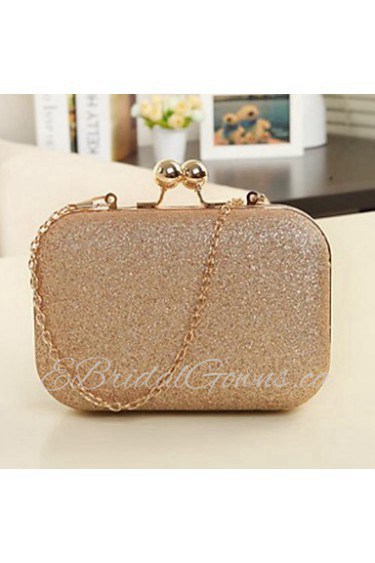 Leatherette Wedding / Special Occasion Clutches / Evening Handbags with Metal (More Colors)