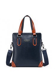 Men PU Messenger Shoulder Bag / Tote Blue / Black