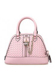 Women Casual / Outdoor Cowhide Tote White / Pink / Black R0138201