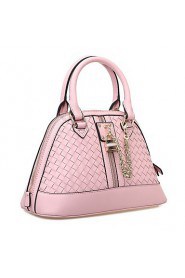 Women Casual / Outdoor Cowhide Tote White / Pink / Black R0138201