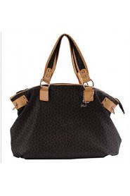 Women Casual PVC Tote Black