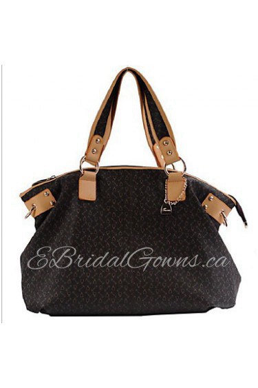 Women Casual PVC Tote Black