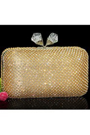 Women Other Leather Type Minaudiere Clutch / Evening Bag Gold / Silver / Black